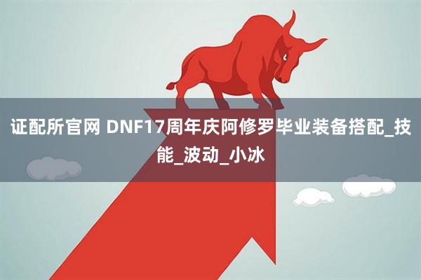 证配所官网 DNF17周年庆阿修罗毕业装备搭配_技能_波动_小冰